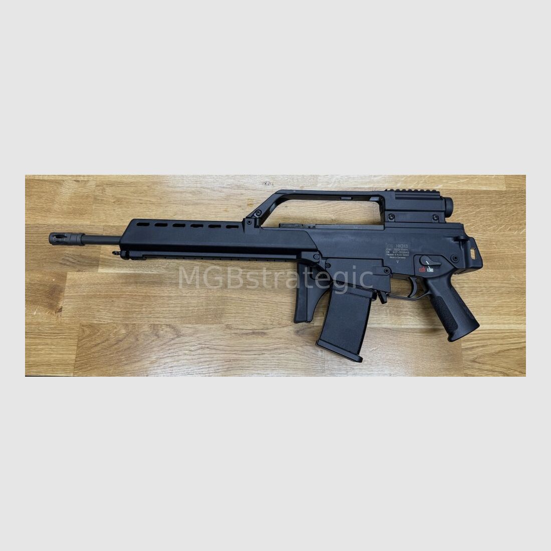 Heckler & Koch HK243 S SAR - Color negro - ¡El G36 civil aprobado deportivamente! Color negro / con correa de transporte G36 original 3x y riel Picatinny
