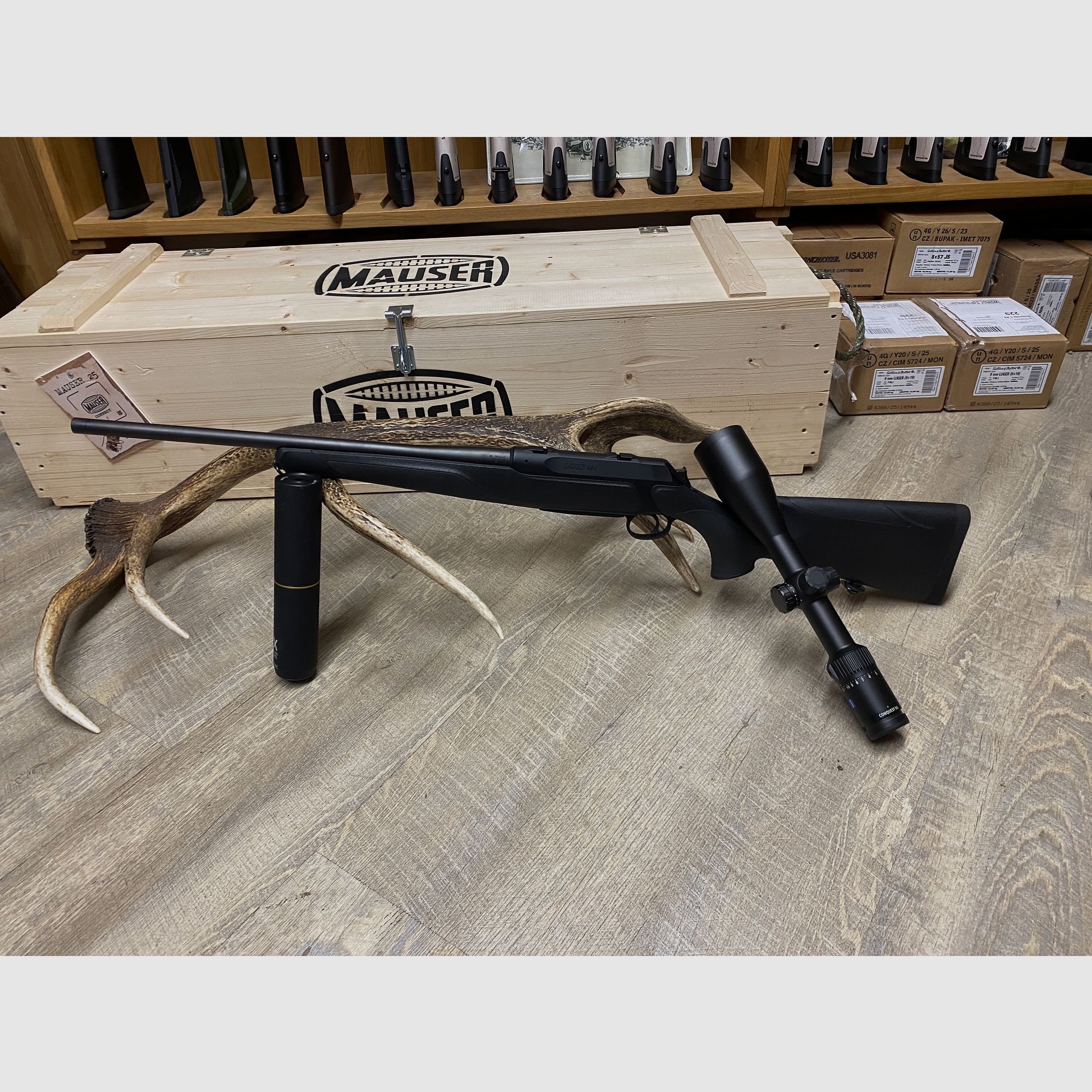 Sauer 404 Classic XT, mit Zeiss Conquest V4 3-12x56, VOLLSET