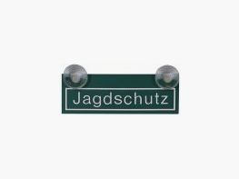 Jagdschild -Jagdschutz- mit 2 Saugnäpfen