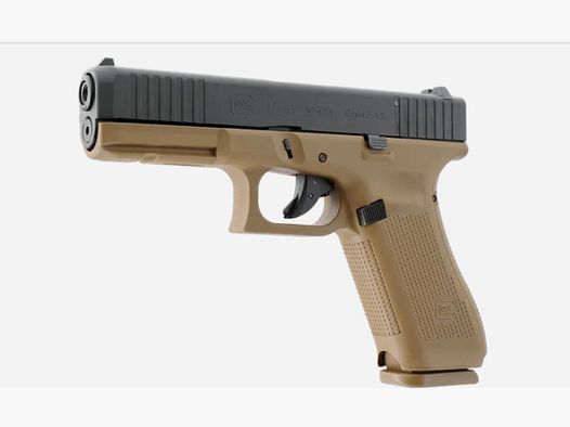 Umarex 311.02.04 GLOCK 17 Gen5 9 mm P.A.K., Coyote Schreckschusswaffe Pyro