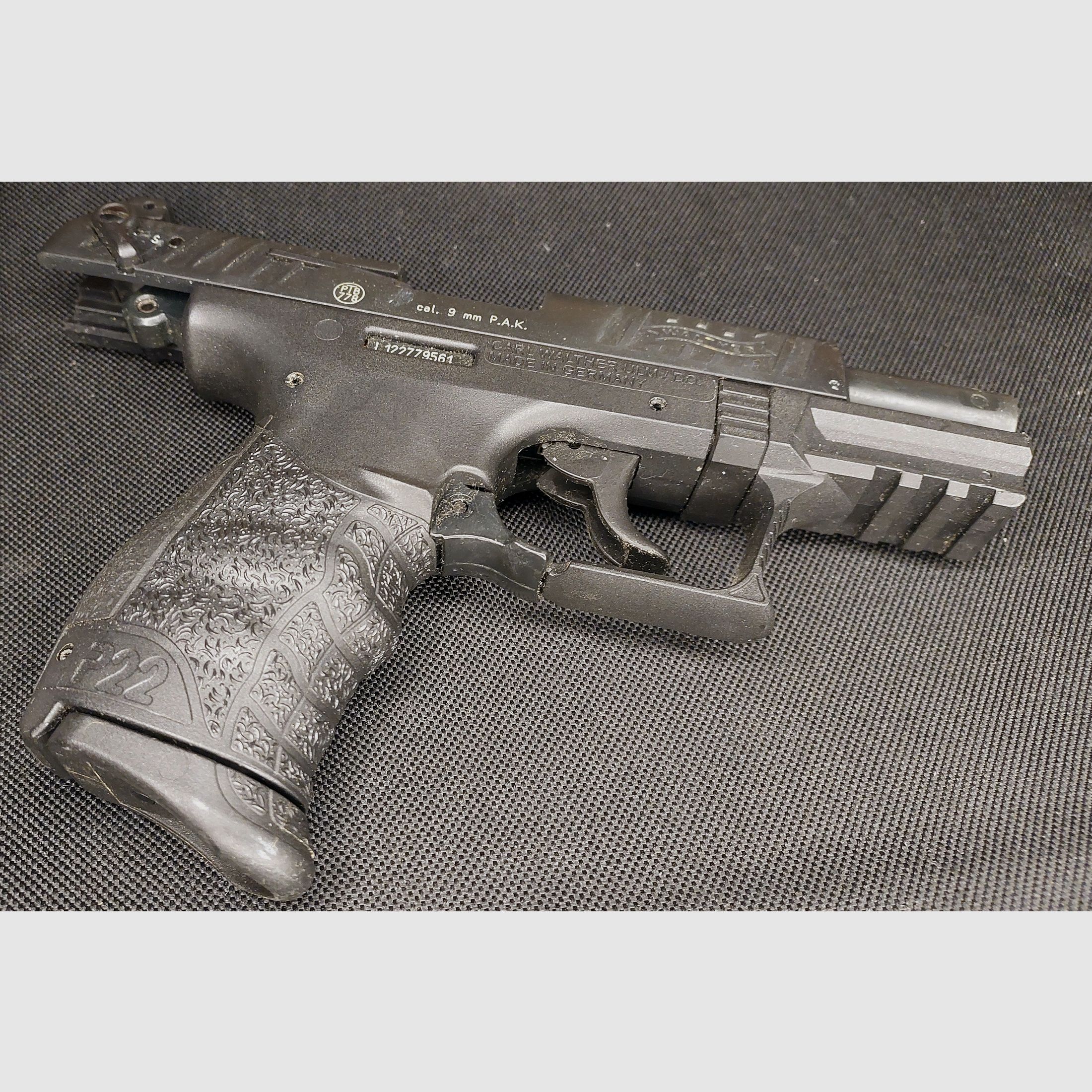 Walther P22Q Schreckschuss Pistole 9mm P.A.K. schwarz (PTB 778)
