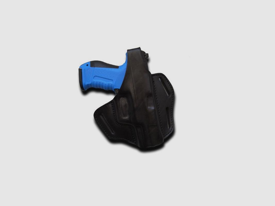 Lederholster mit verschiedener Trageweise