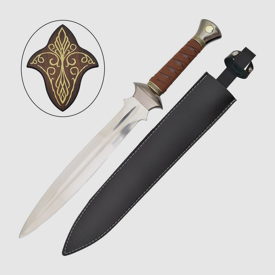 Samwise decorative dagger including wall mount