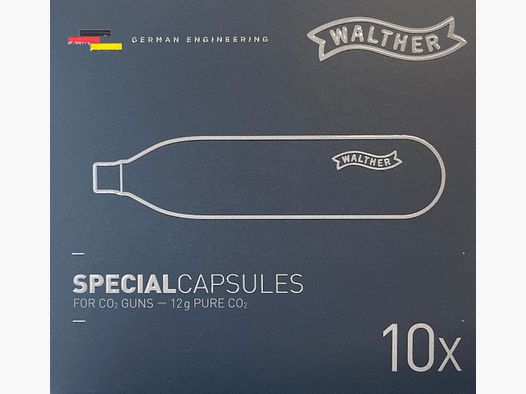 Umarex 4.1682 Walther 12g CO2 Special Kapseln 10 St.