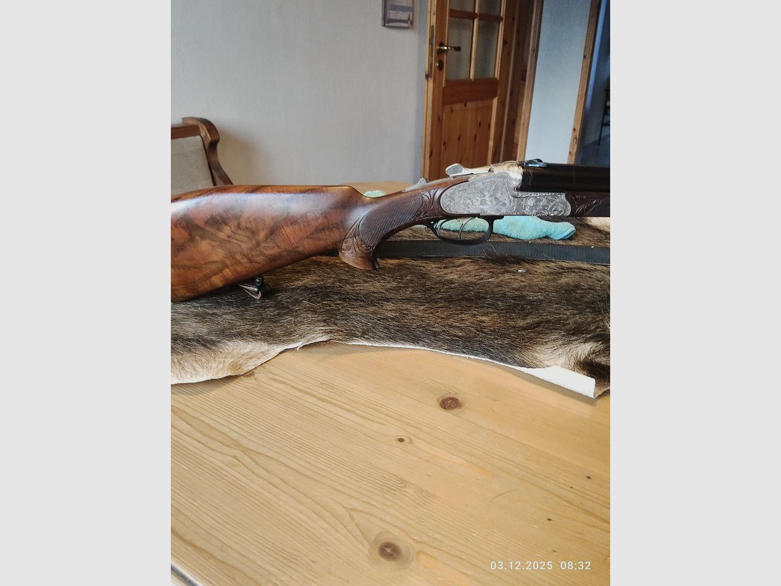 Merkel dubbelloopgeweer 12/70