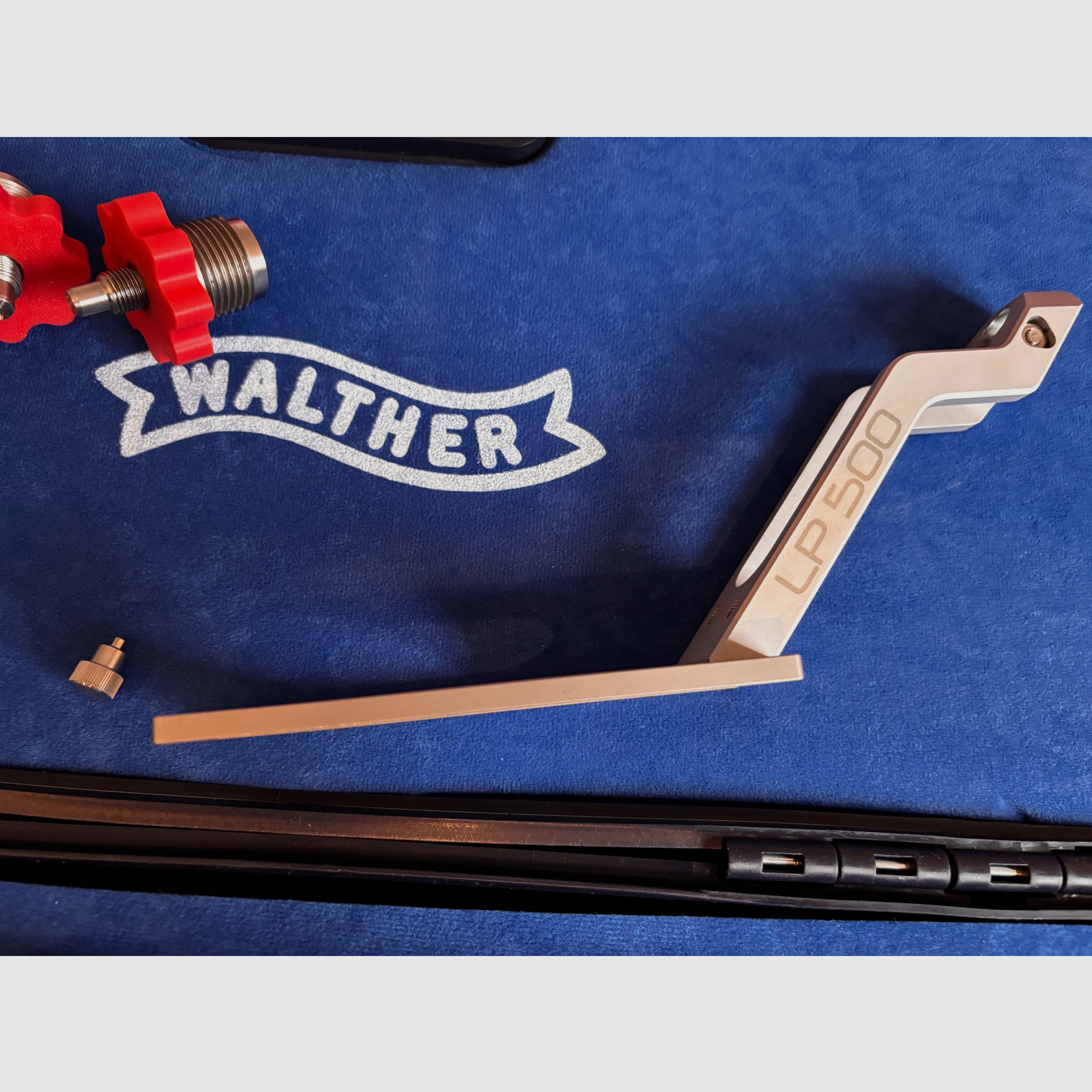 Walther LP500 Meistermanufaktur  / Oppervlak Droom in rood .. bijna nieuw
