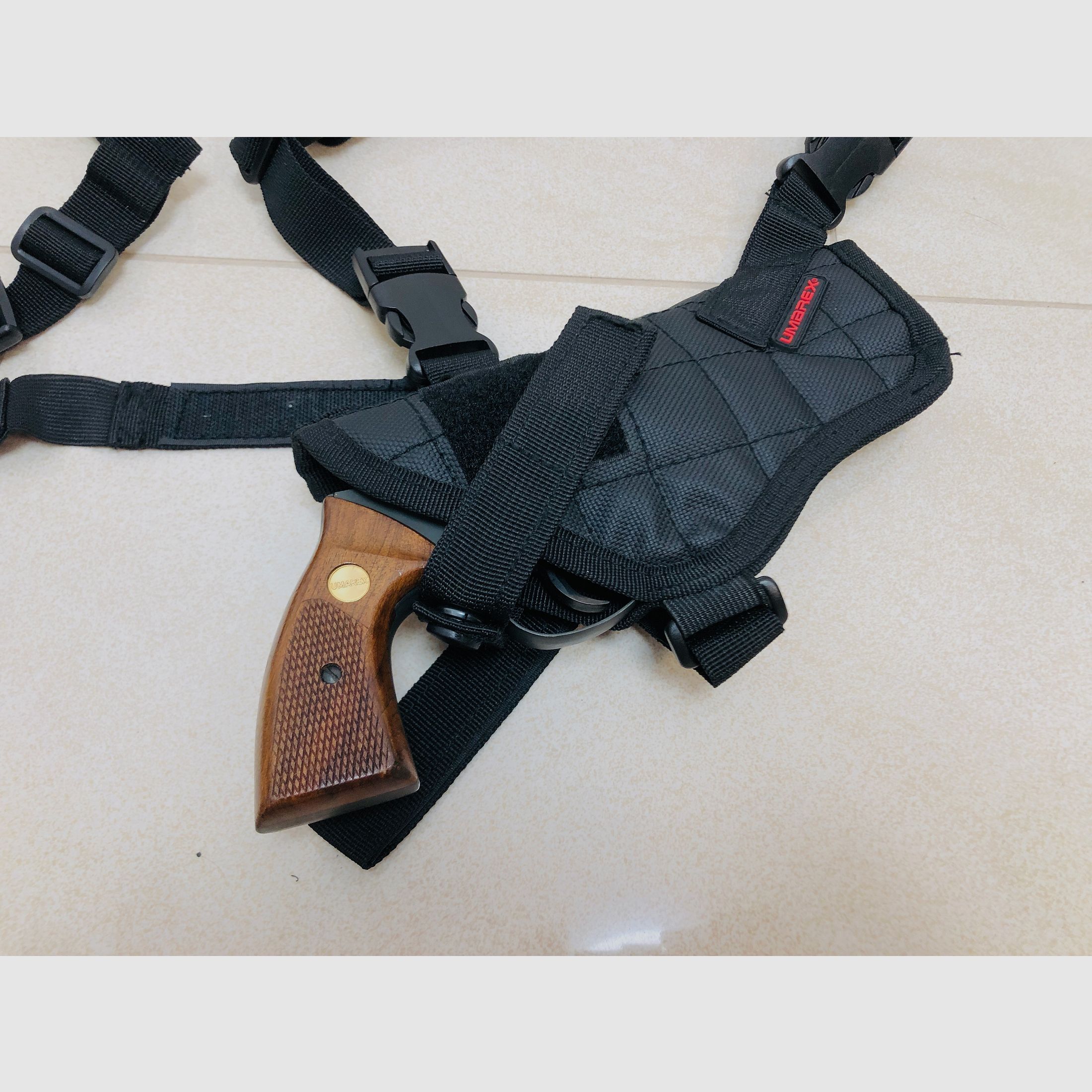 ••• Holster - Lot / 4x Cordura - Pistol holster •••