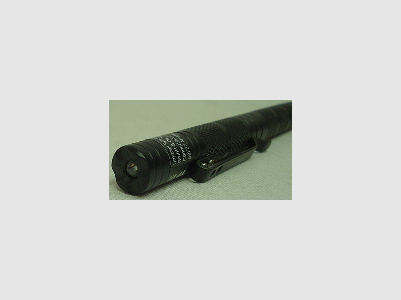 Stylo tactique TP III avec lampe - Stylo à bille, brise-vitre, cli