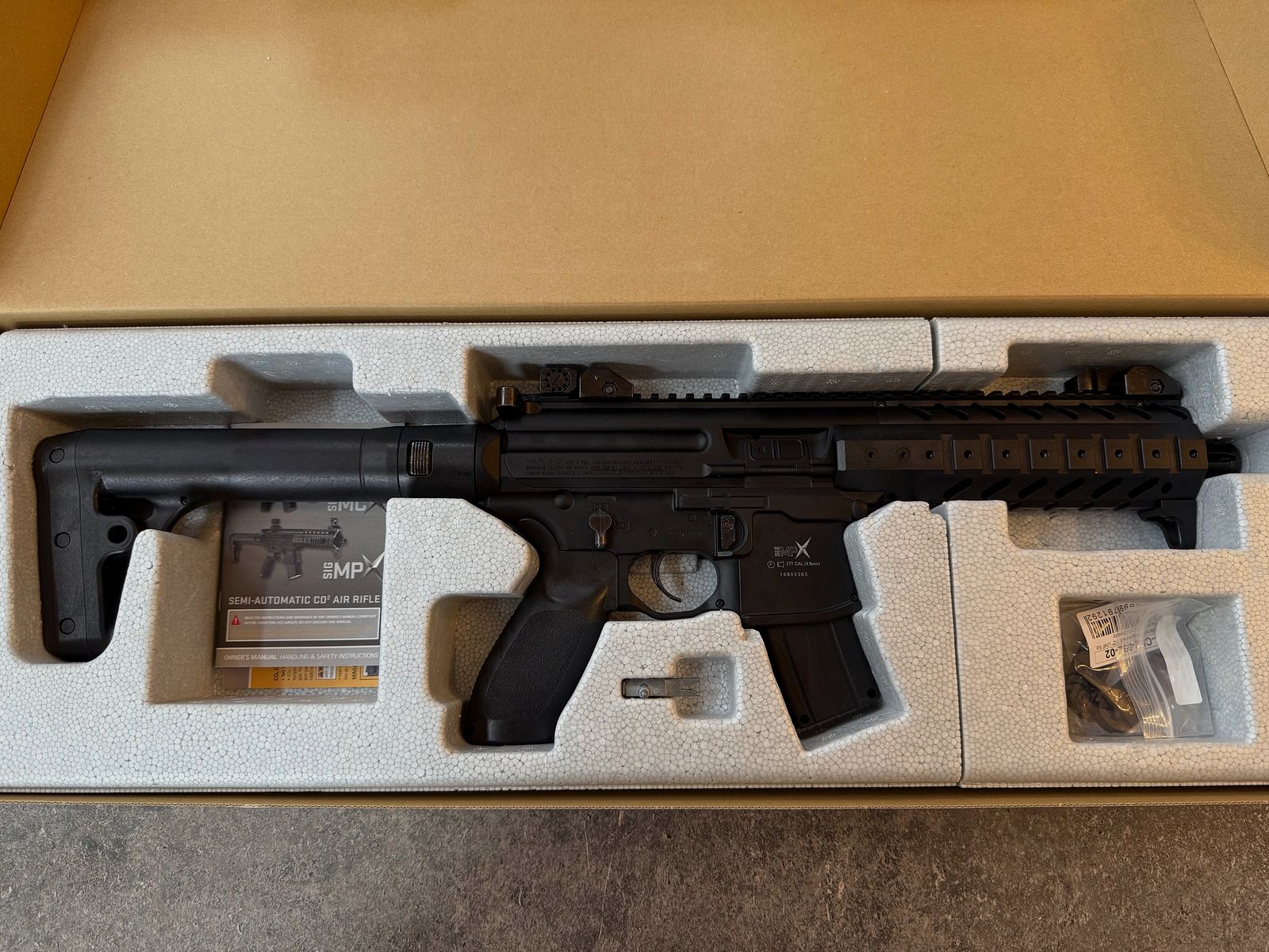 Sig Sauer MPX Gen. 1 CO2, semi-automatic air rifle from Umarex