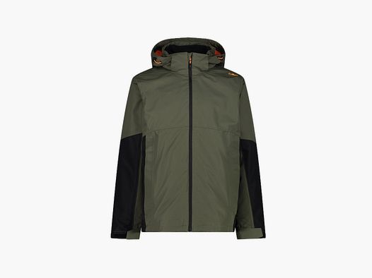 CMP Herrenjacke mit abnehmbarem Fleece-Jacket Olive Nero