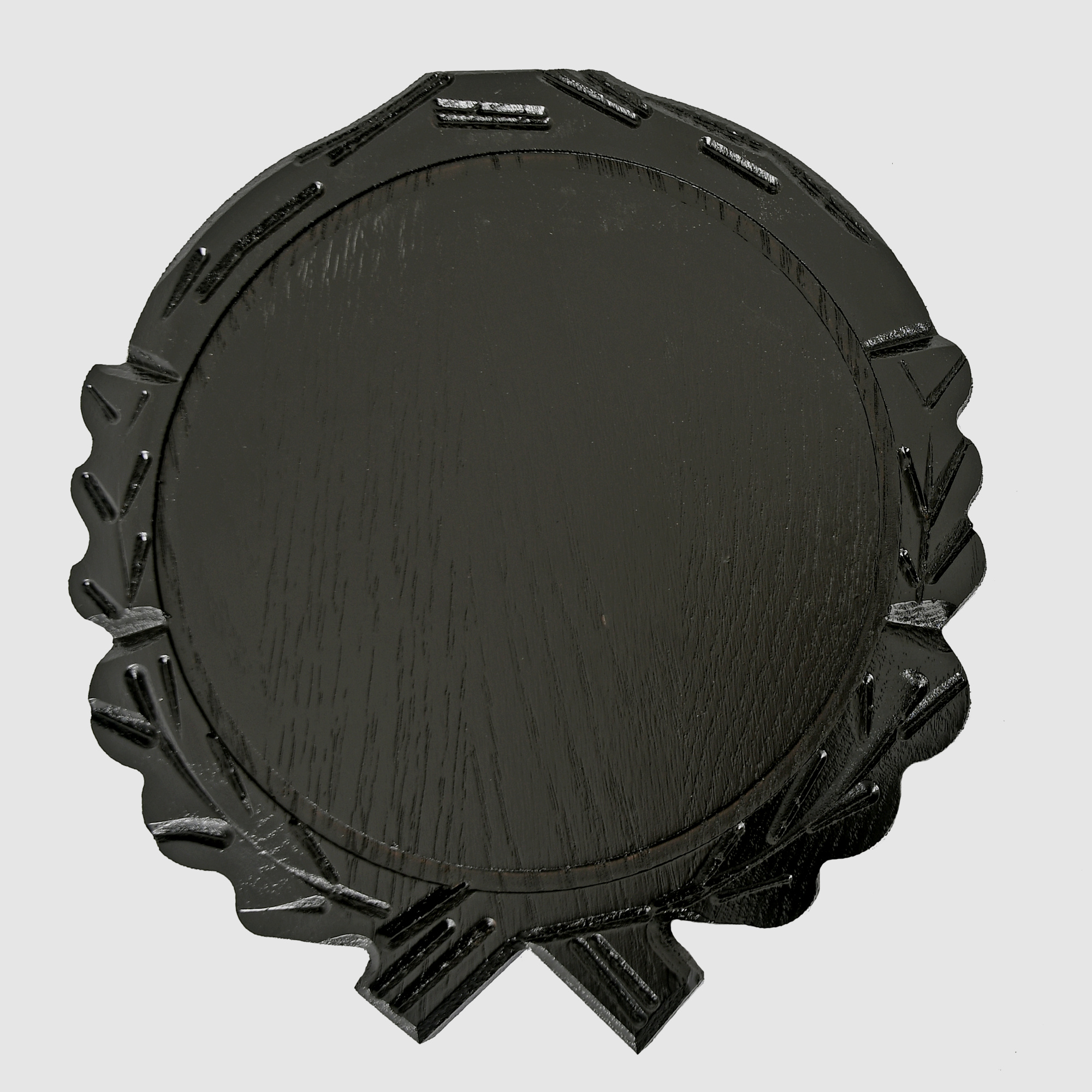 5etta Trophäenschild Wildschwein 16cm Dunkel Geschnitzt