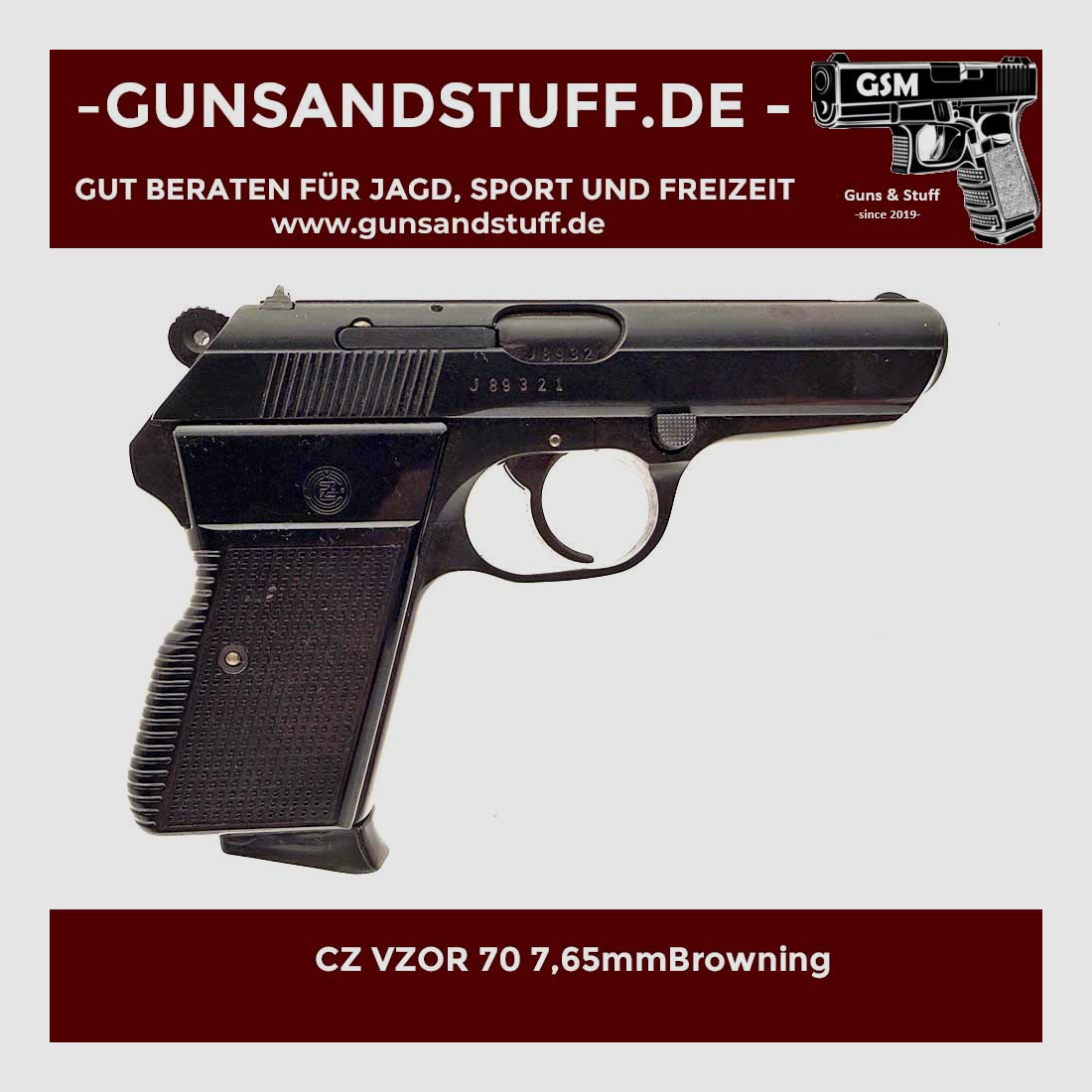 CZ VZOR 70 7,65mm Browning