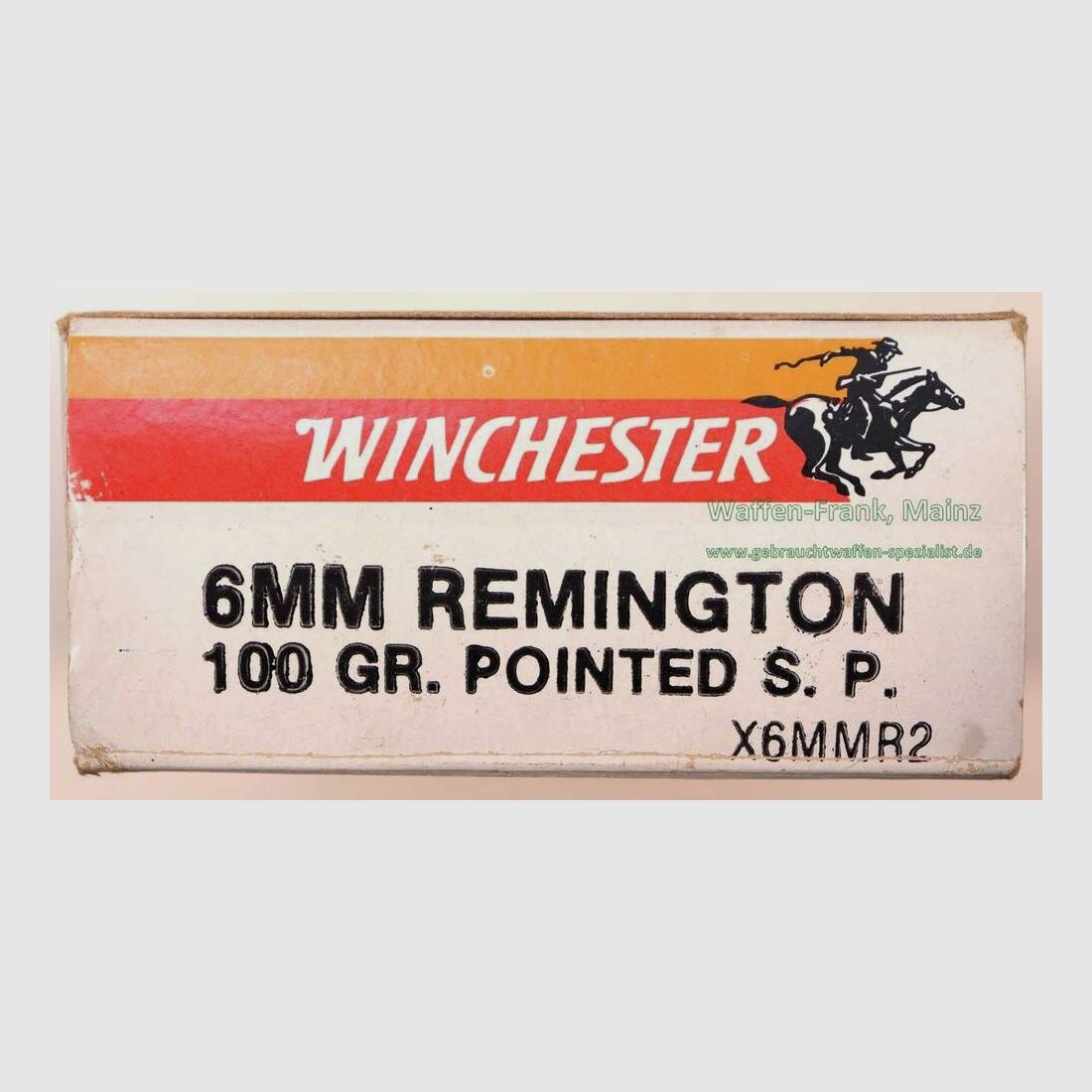 Winchester - USA Rifle Cartridges 6mm Rem, image 2 of 2