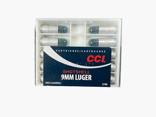 CCI Cartucho de escopeta 9mm Luger