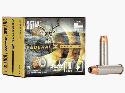 Federal Premium Swift A-Frame .357 Mag. 180GR JHP 20 cartuchos