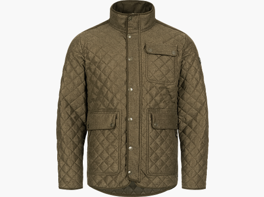 Heren Vintage Jas Miles Donkerbruin Mélange S