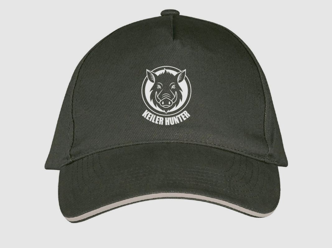 Keiler Hunter Army/Beige Schirmmütze aus gebürsteter Baumwolle, Bild 2 von 5