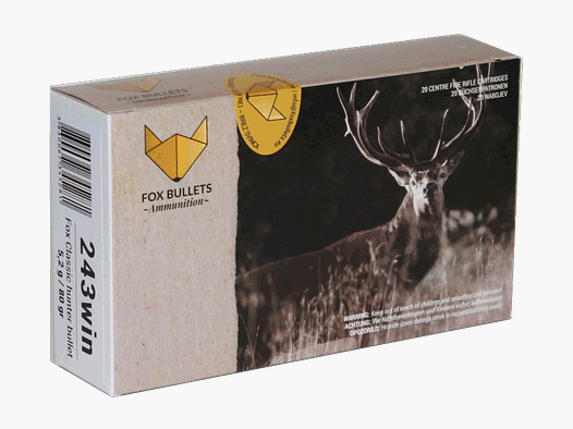 Fox Bullets – .243 Win bleifrei