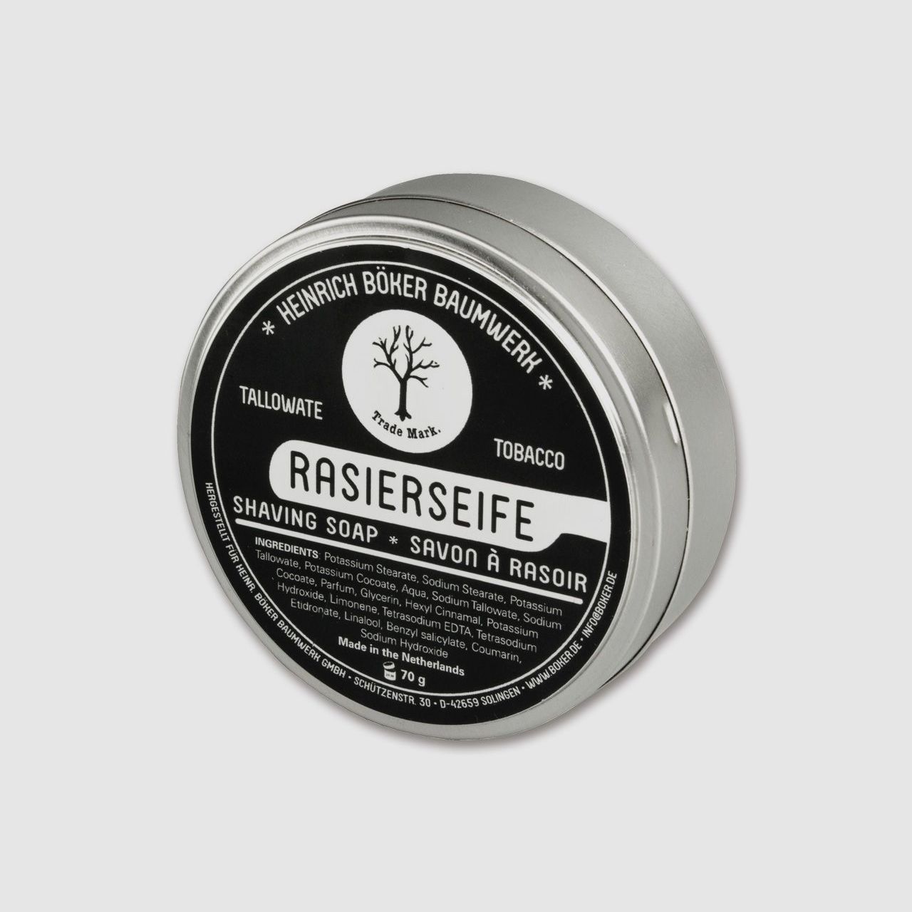 Böker Rasierseife Tallowate Tobacco Zubehör