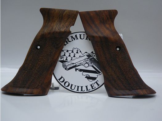 Plaquettes bois anatomique texturées pour pistolet CZ 75/85