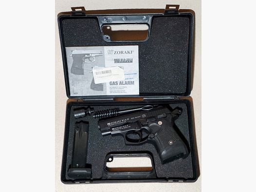 Zoraki 914 brüniert Schreckschuss Pistole 9mm P.A.K. neuwertig!