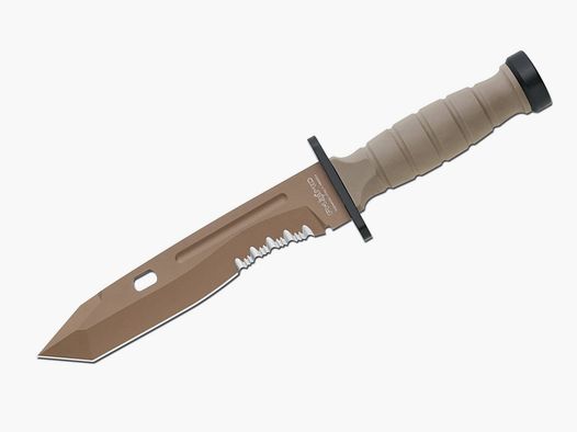 Einsatzmesser Oplita, tan
