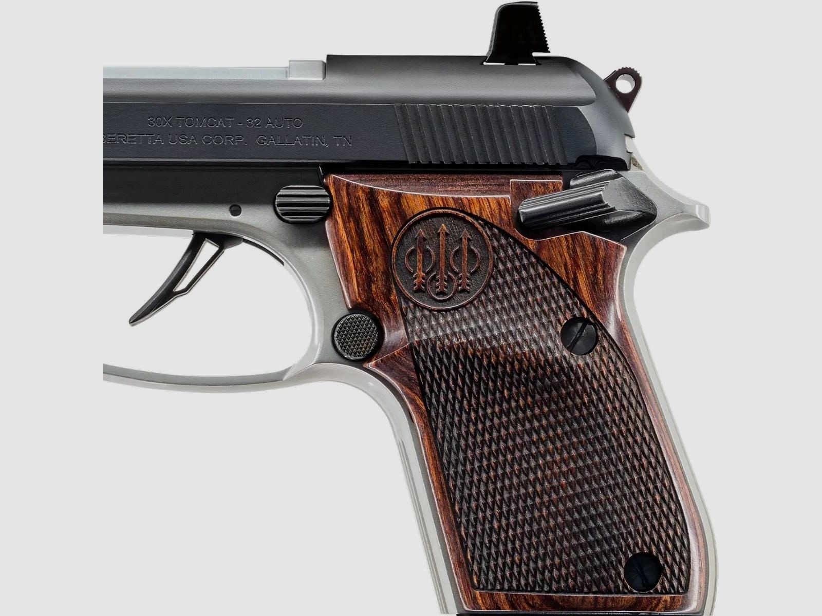 Beretta 30X Tomcat Inox,Black/Wood Grips MT, Bild 10 von 11