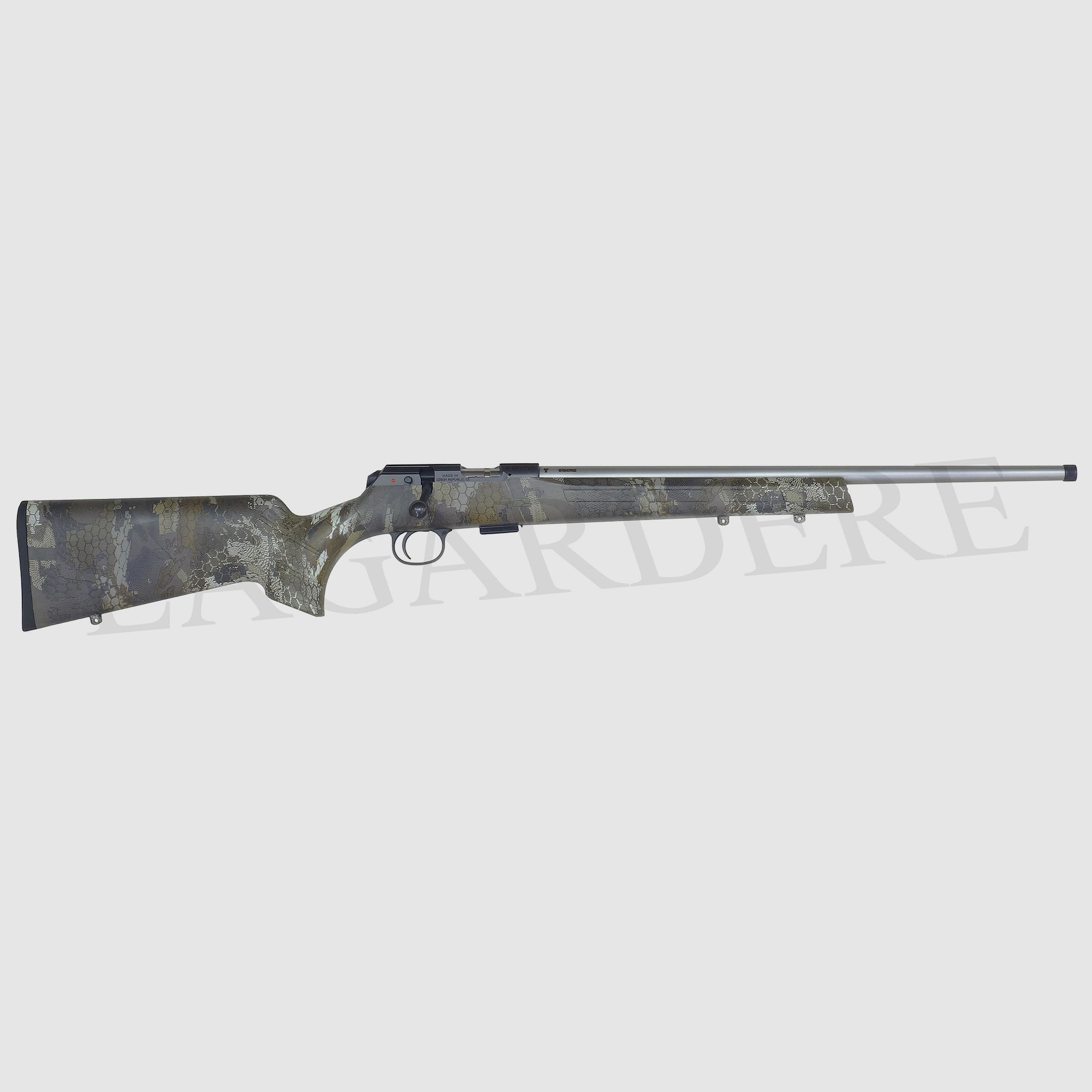 CZ 457 CAMO STAINLESS LAUF FILETIERT (REPETIERBÜCHSE PERKUSSION ANNULE)