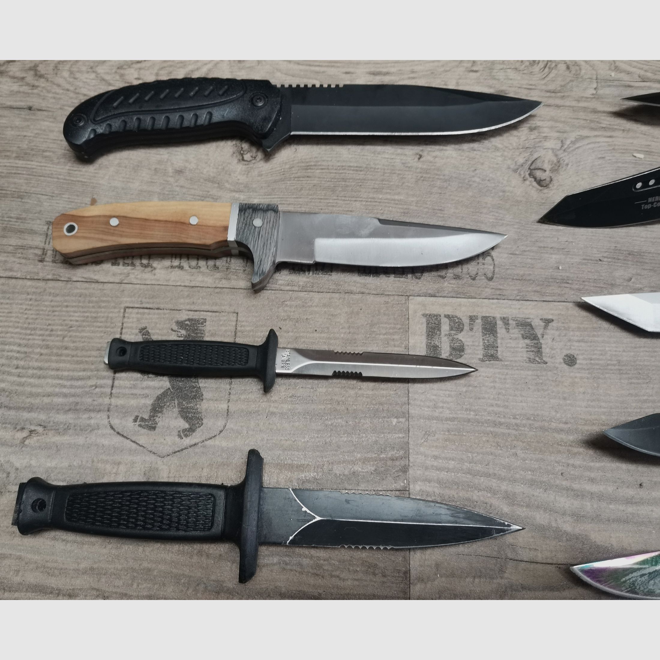 Messer Konvolut Böker Haller Walther Herbertz etc. Karambit Einhandmesser Dolch Springmesser