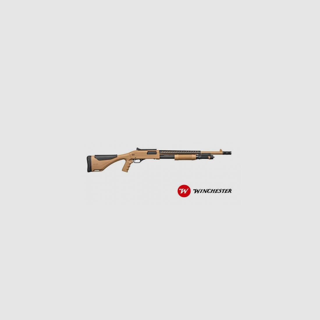 Winchester Xtreme Dark Earth Defender 12/76 Voorhand herhalingsgeweer