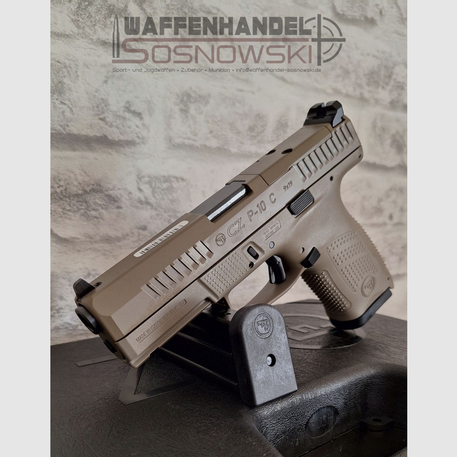 Pistole CZ P-10 C OR FDE 9mm Luger 