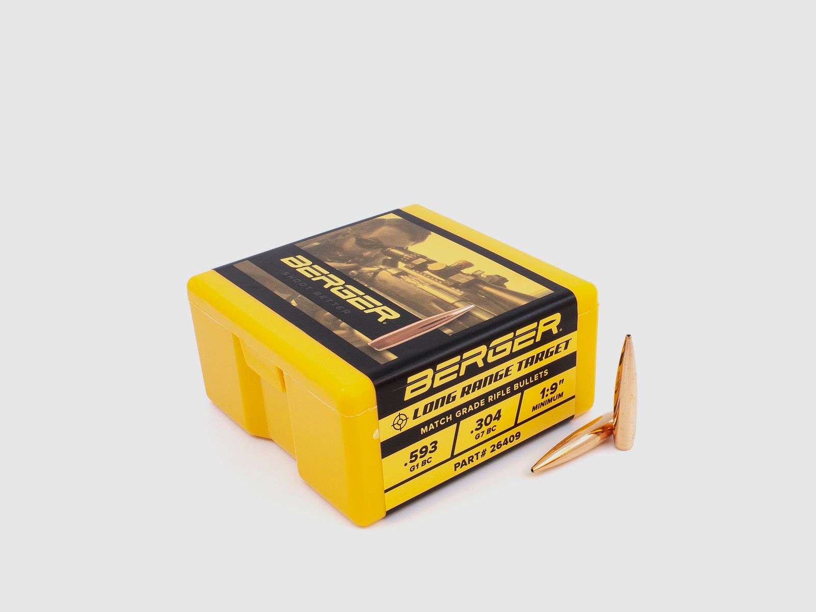 Berger Geschoss 6,5mm/.264 Long Range BT Target 140GR 100 Stück