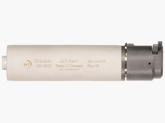 B&T	 Schalldämpfer Rotex-X - .223/5,56 - QDN Schnellverschluss