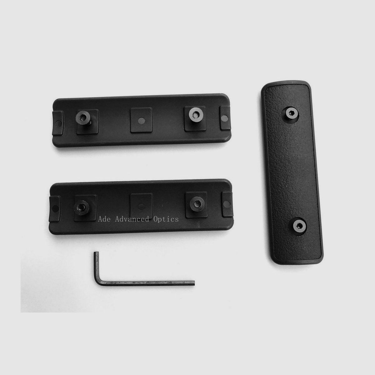 Set di 3 placche nere da 10 cm per paramani Keymod, immagine 12 di 12