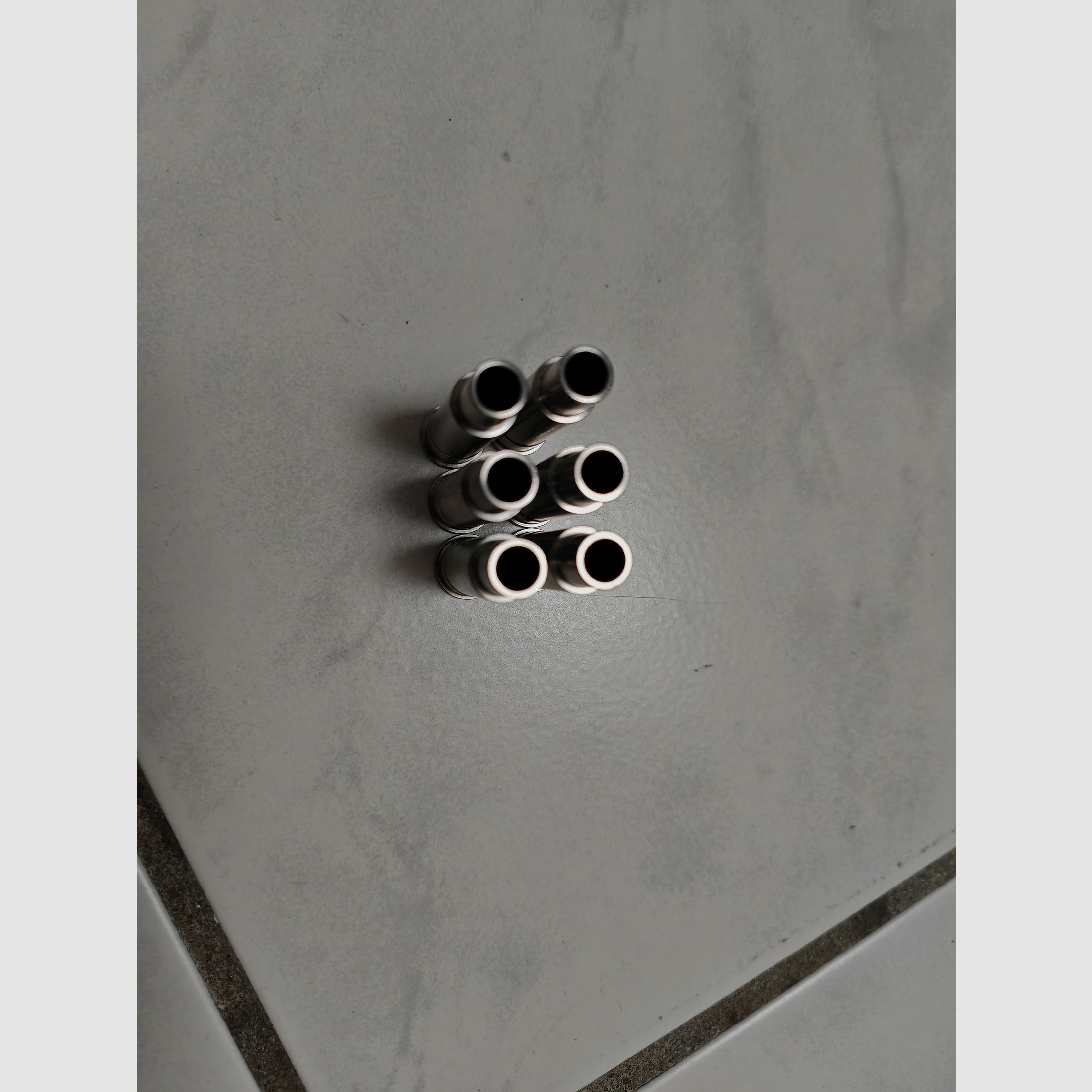 6x LEP Edelstahl Pufferpatrone für abgeschlagene Kartuschen passend für ME Bull Barrel und/oder ME Single Action Army SAA Revolver