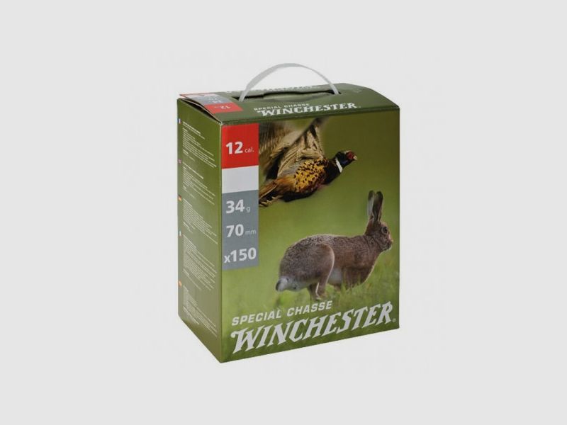 Winchester Special Chasse .12/70 34g #7,5 (2,4mm) 150 Patronen