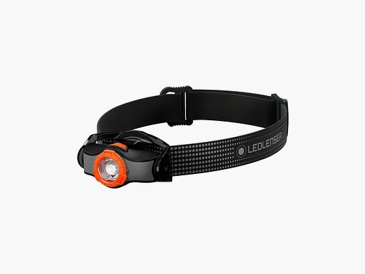 Ledlenser MH3 Schwarz/Orange Stirnlampe