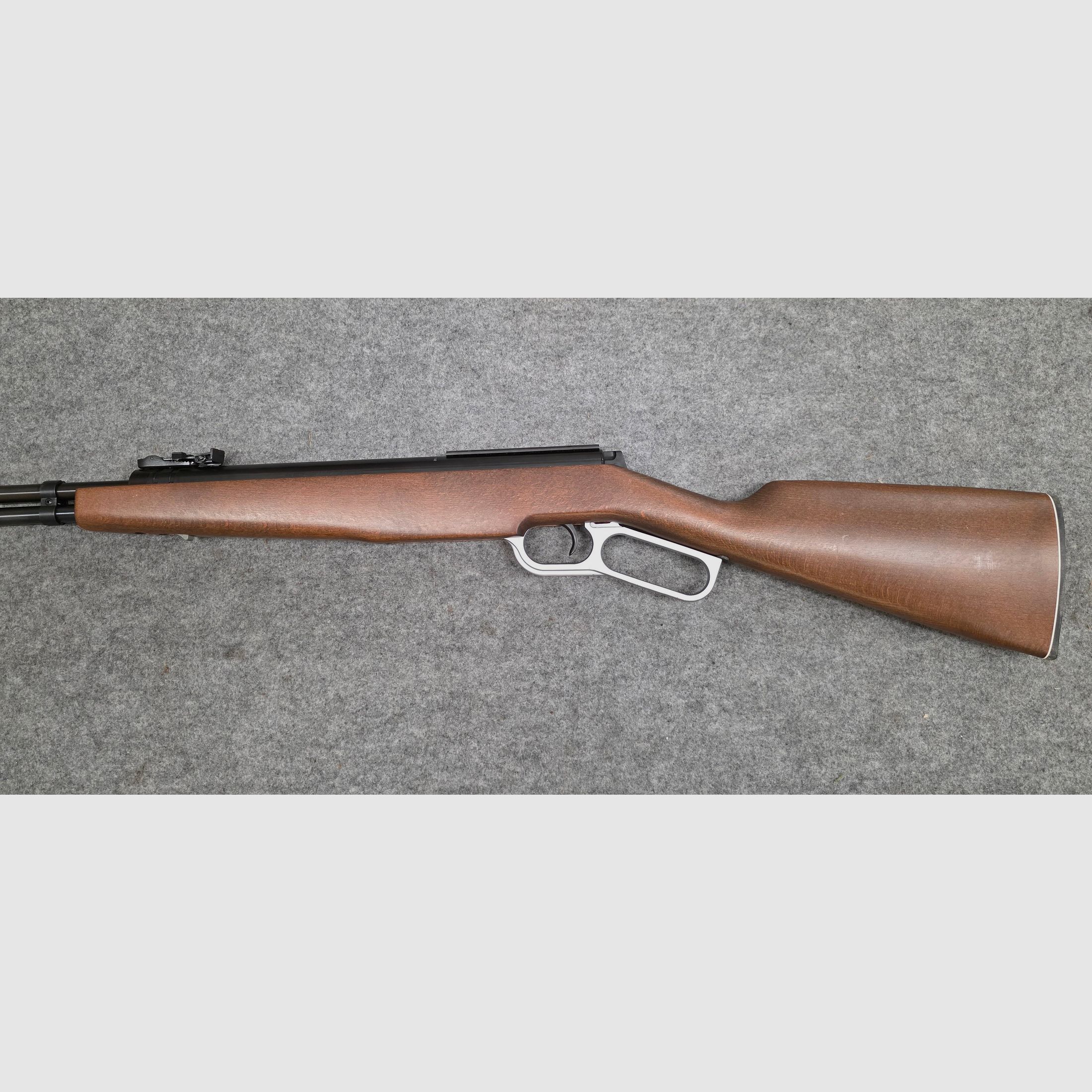 Con foglio pubblicitario e manuale d'uso !!! Raro fucile ad aria compressa Western a leva inferiore Haenel Mod. 580 in ottime condizioni, immagine 14 di 20