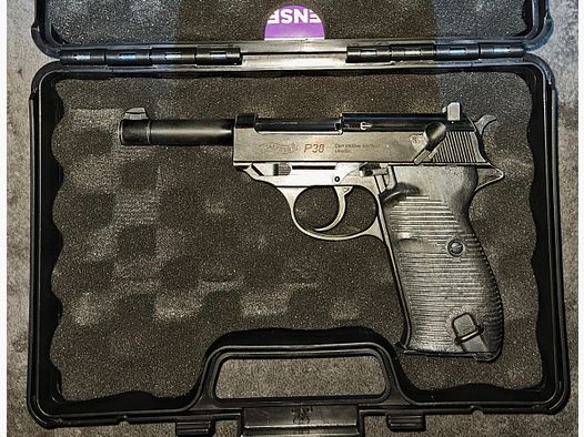 Walther P38, Gasbetrieben CO2, 4,5mm, 7,5 Joule,gebraucht, voll funktionsfähig!! Top!!!!