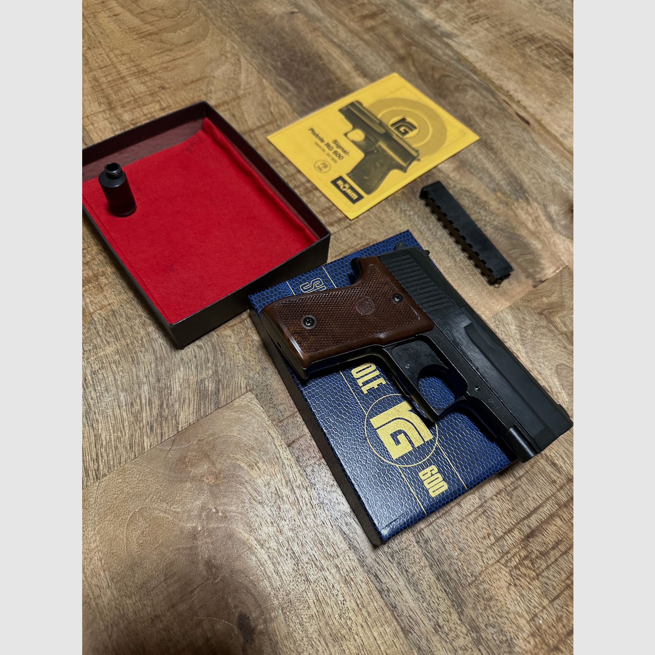 Röhm RG600 cal. 22 lang Knallpatrone Made in West Germany