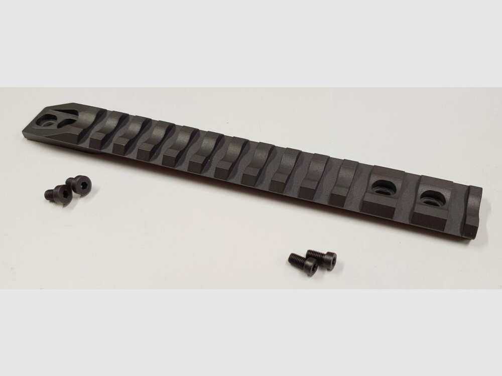 MHS V3 Picatinny rail voor MAUSER 66, stalen rail, matte zwart, 170mm, gemaakt in Duitsland