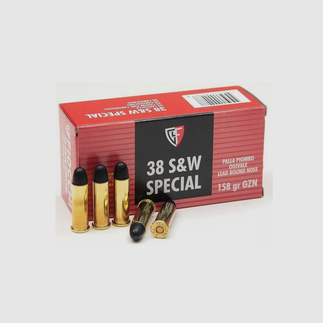 FIOCCHI MUNITION Kal.38 SP OJIVAL Blei 158 GR