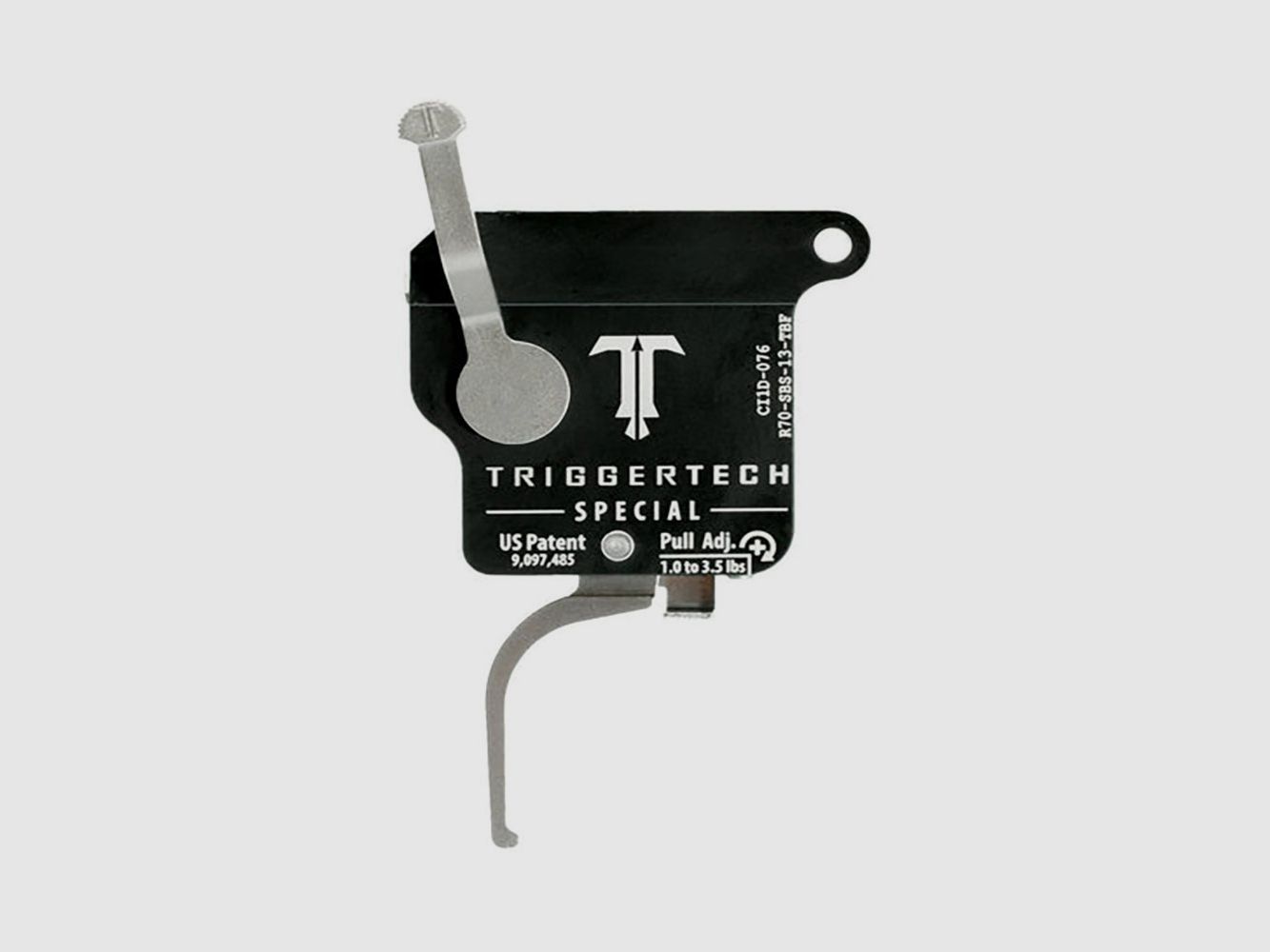 TRIGGERTECH Rem700 Special – Rechts – Verschlussfreigabe – Gerade Flach (Edelstahl), Bild 1 von 4