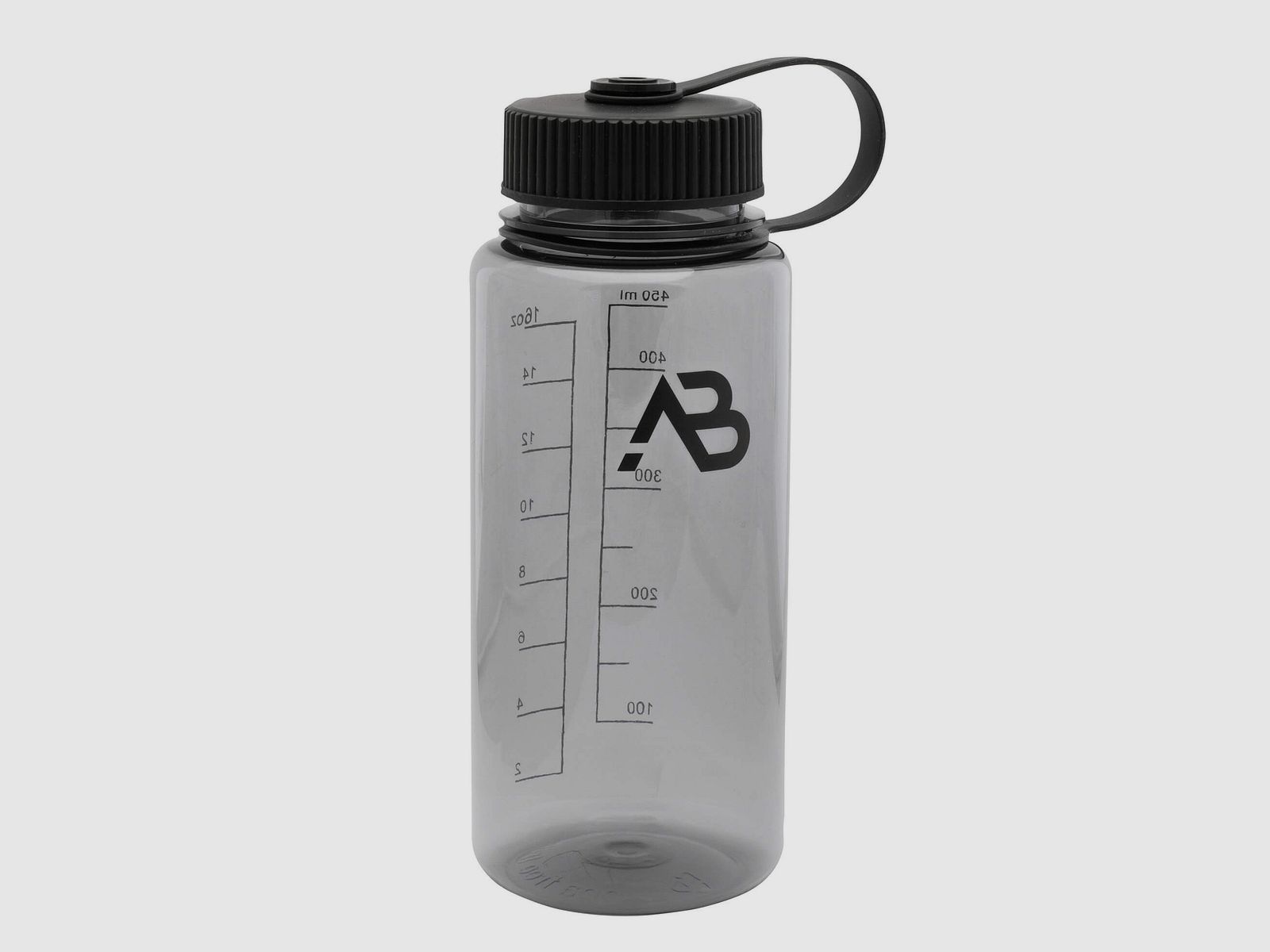 Tritan Weithals Trinkflasche 0,5l grau