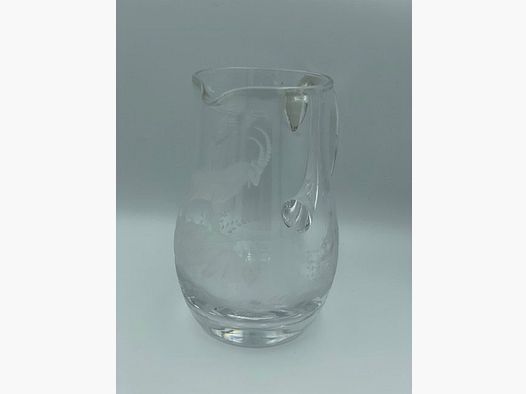 Karaffe – Echt Kristall – Steinbockgravur 0,5l