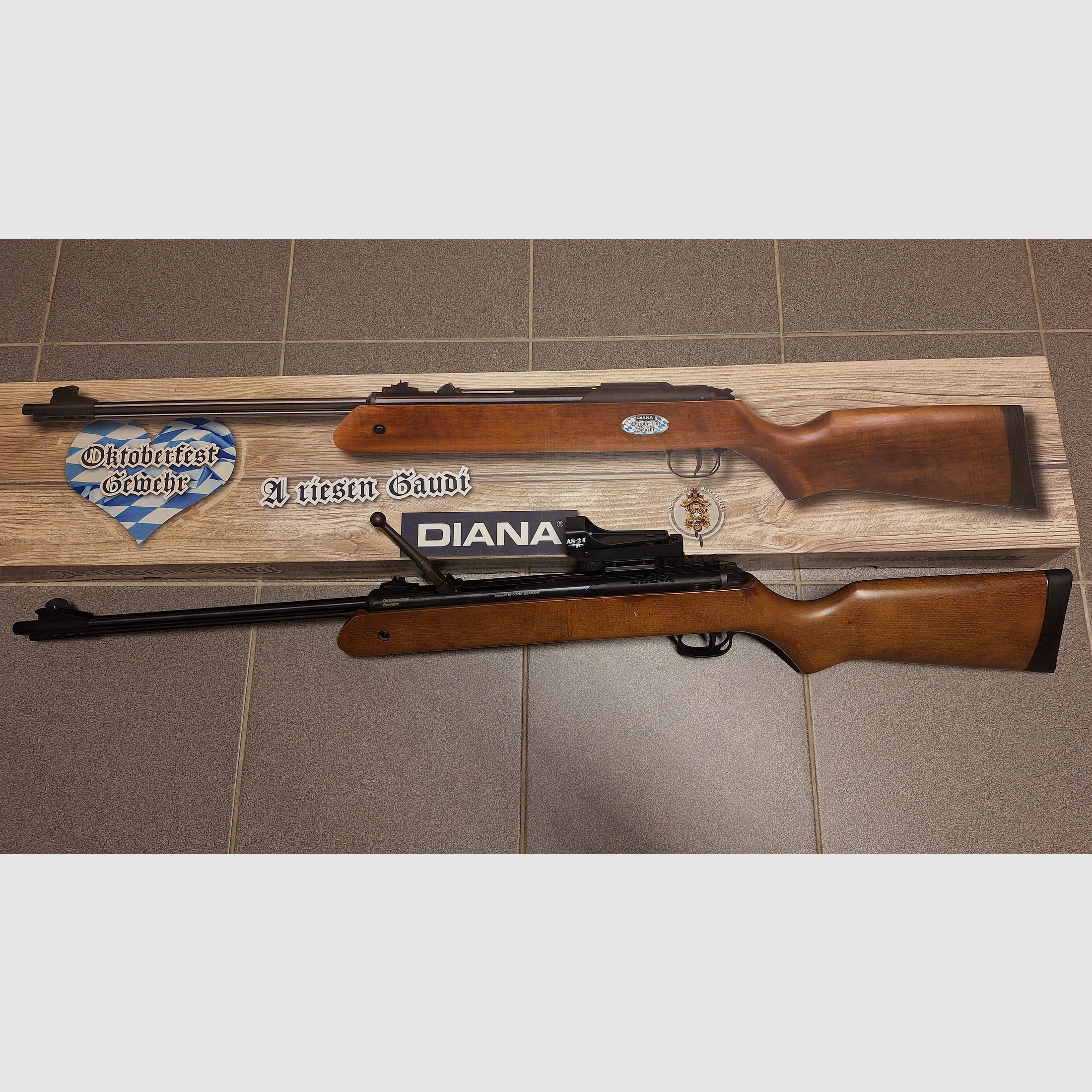Diana Oktoberfestgewehr mit Reddot !