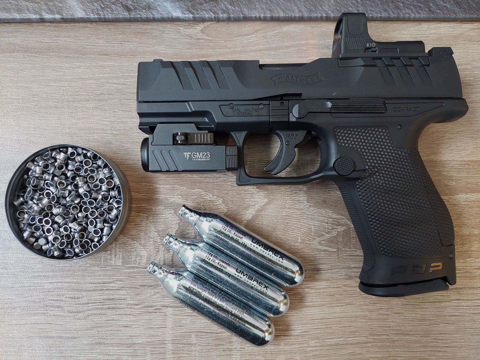 Walther PDP Compact 4" / CO2 Pistole