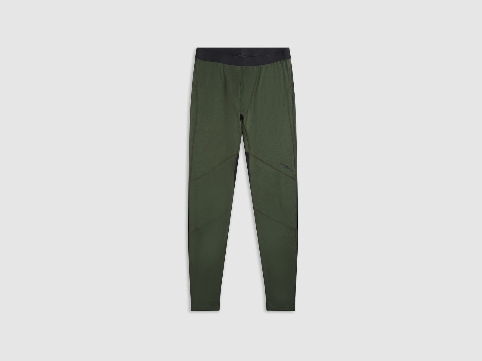 Bergans Inner:Pure Merino Thermohose Herren Pine Forest/Dark Shadow Grey L