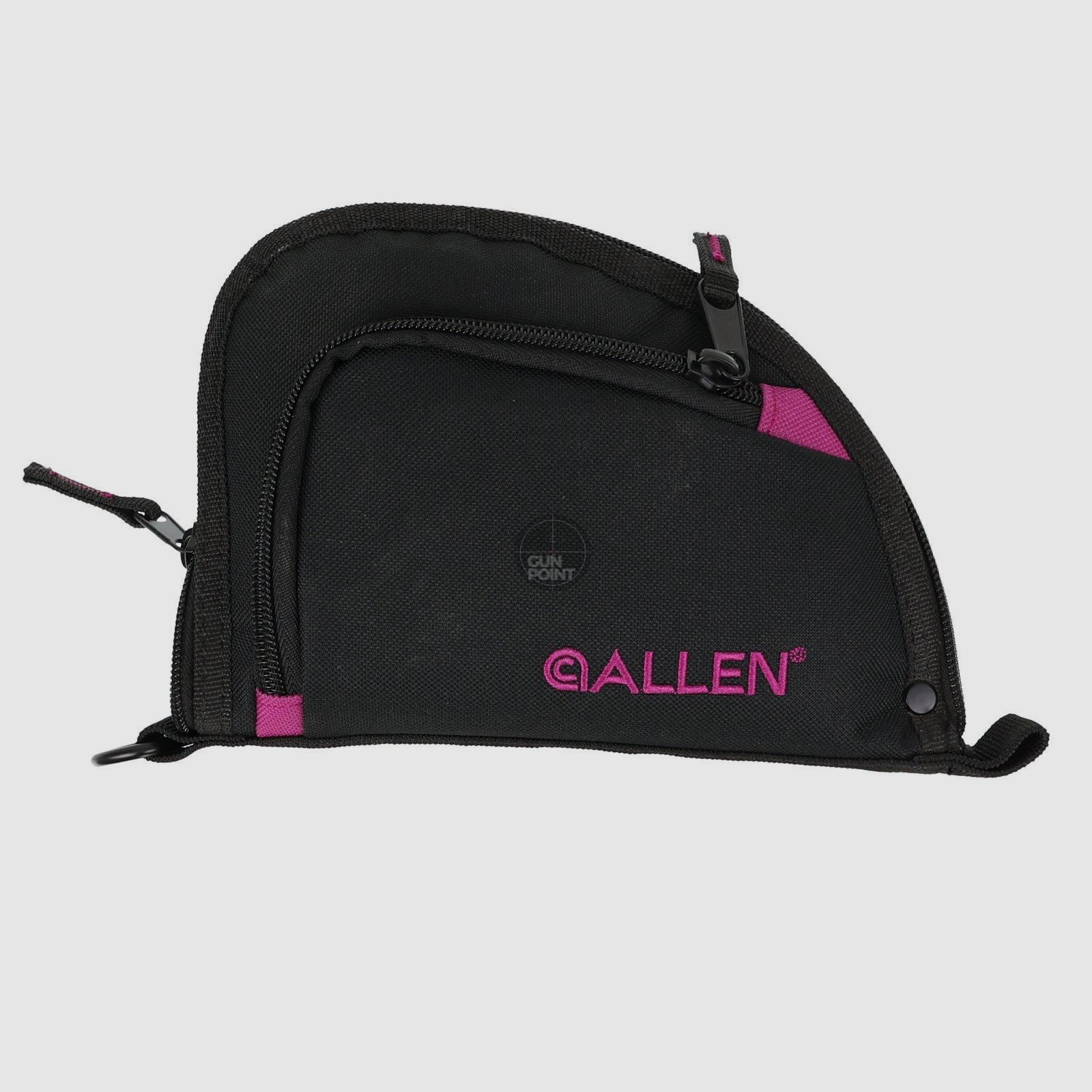 ALLEN - Pistolentasche 17,7 cm zwart/roze wapen tas