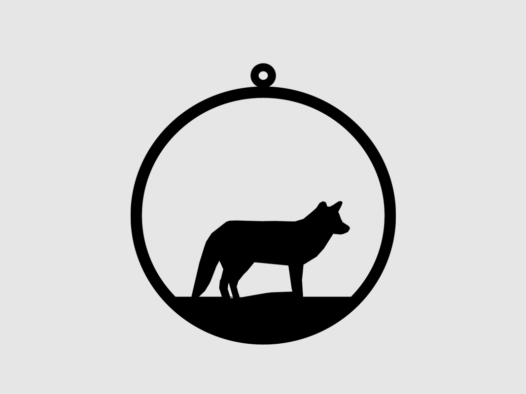 Kleiner Deko-Anhänger "Fuchs"